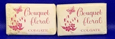 Vintage Bouquet Floral Colgate-Palmolive Soap Hotel Guest Soap Lot of 2