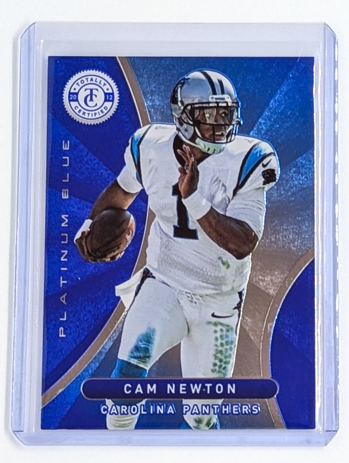 2012 Panini Totally Certified Blue #49 Cam Newton /199 Carolina Panthers