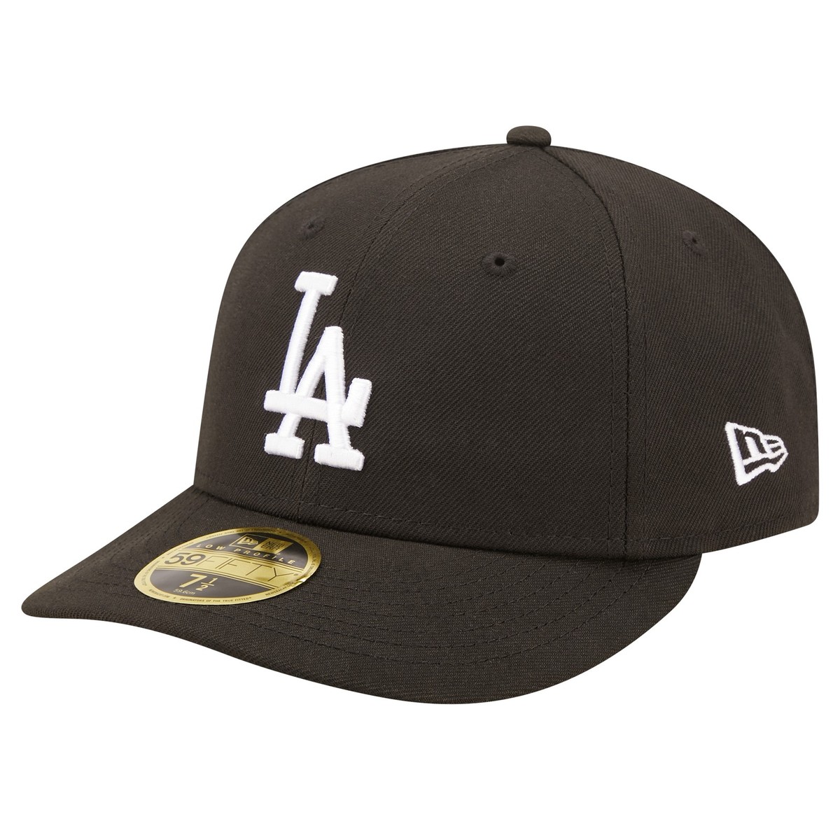 Men's New Era Black Los Angeles Dodgers Low Profile 59FIFTY Fitted