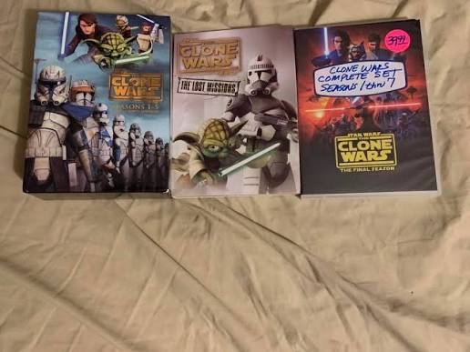 Star Wars The Clone Wars Seasons 1-7 DVD The Complete Series Bundle Sealed