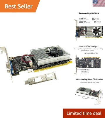 GeForce GT 210 PCI Express Graphics Card - 1920x1080 Resolution, Easy Install