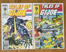 Tales Of GI Joe #3 VF + #5 Fine + Newsstand Lot Larry Hama Marvel Comics