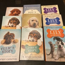 W. Bruce Cameron Dog Stories Lot Of 9 HC & Paperbacks G -VG Condition