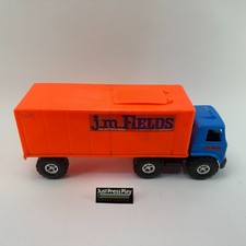 Vintage 1960s Processed Plastic Co. Heavy Semi Truck & Trailer J. M. Fields