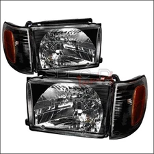Spec-D Tuning 2LCLH-4RUN99JM-KS Crystal Housing Headlights for 99 to 02 Toyot...