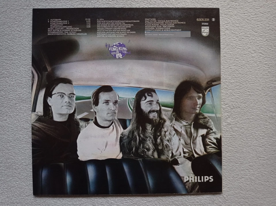 Kraftwerk Autobahn · Lp · 1975, photo 2 sur 4