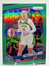Alysha Clark 2025 Prizm WNBA - #129 Green Prizm - Washington Mystics