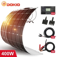 Flexible 100W 200W 400W Solar Panel Mono for RV, Camping & Outdoor Activities