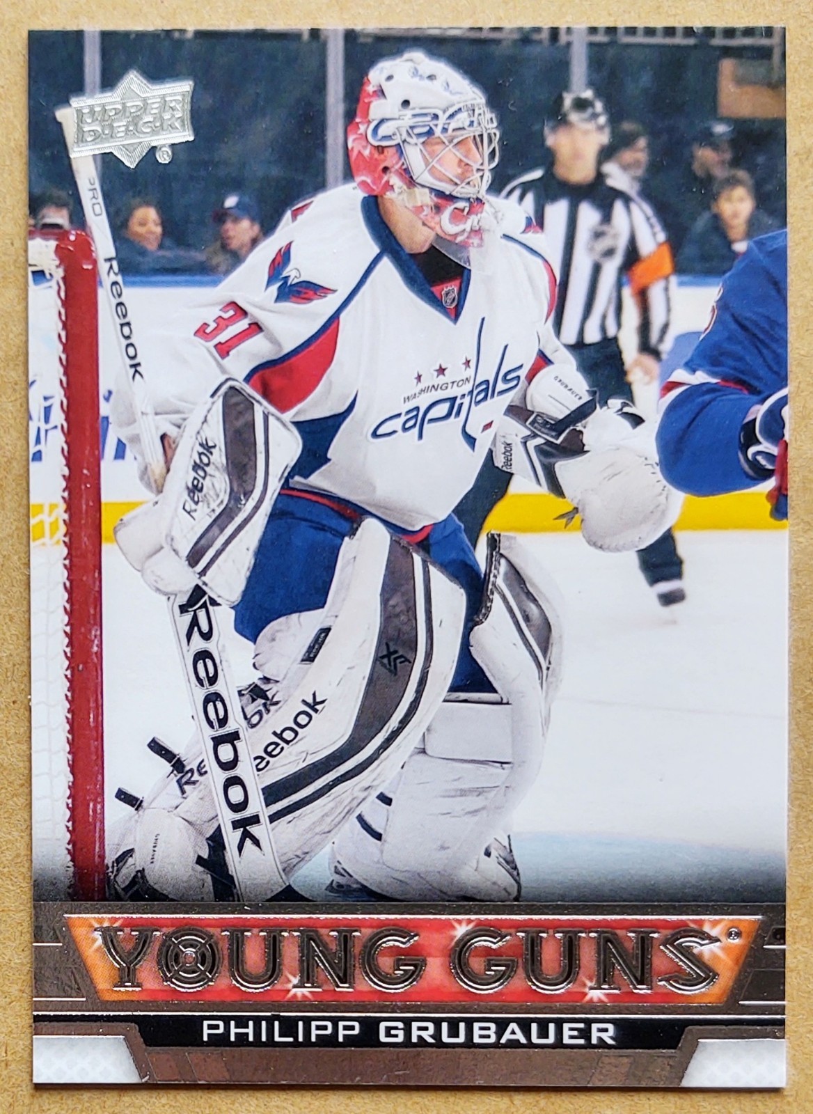 2013-14 UPPER DECK SERIES TWO PHILIPP GRUBAUER #467 YOUNG GUNS ROOKIE RC