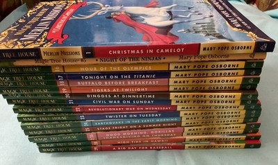 Lot of  17 2nd-3rd Grade  Chapter Books Magic Tree House Mary Pope Osborne