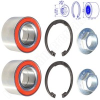 2X AL-KO Alko Kompaktlager Radlager Satz 34/64X37Mm Et-Set Ecolager 1224801