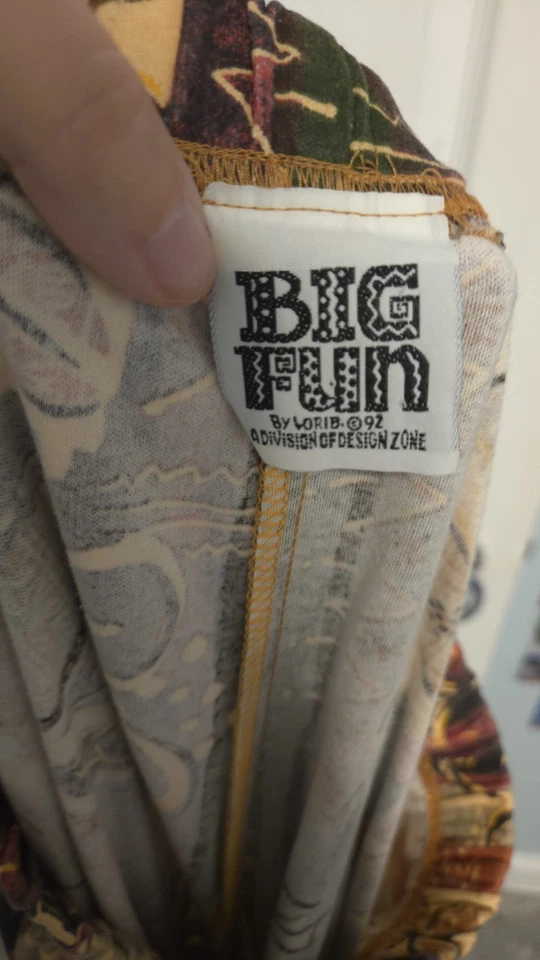 Big Fun by LoriB 90s Vintage Abstract Tribal Print Pants Women’s 2X Made USA - Image 2 of 4