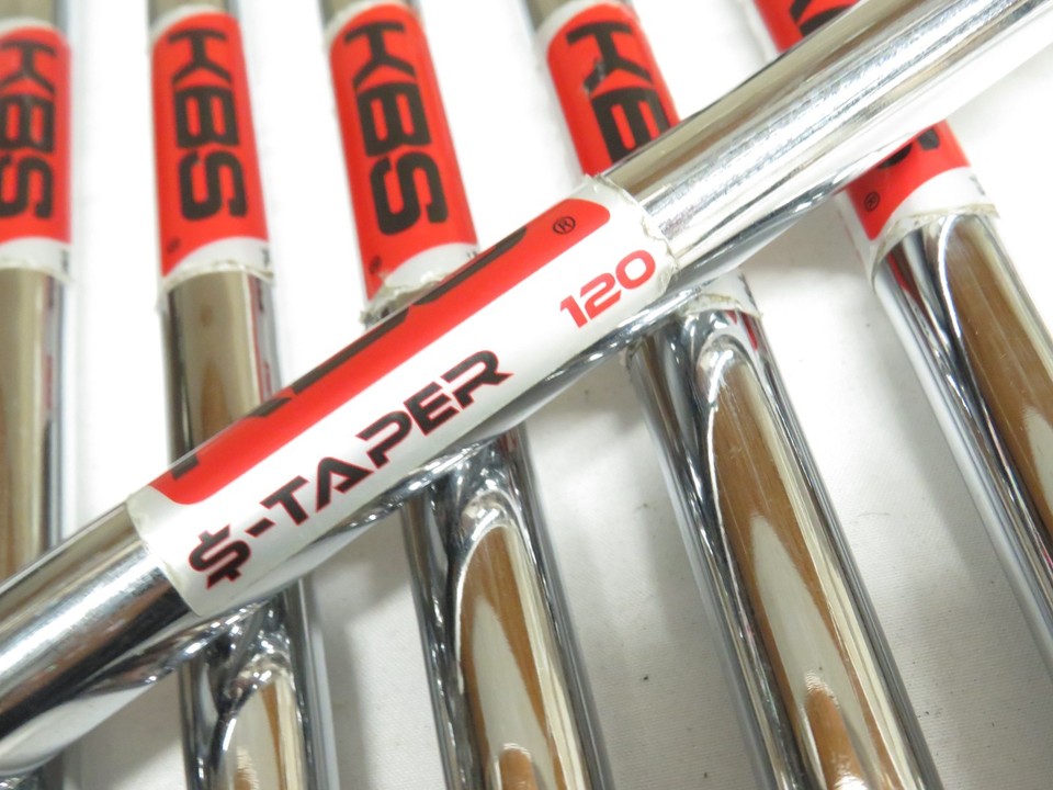 Jeu De 7 Shafts KBS $-Taper 120 Stiff – .355 Taper – 4-PW – 37,5 à 40 Pouces – Occasion