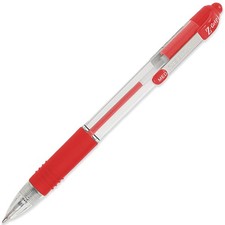 Image of Zebra Z-Grip Retractable Ballpoint Pen 12 Pack By Colour