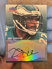 1999 Fleer Duce Staley Autograph + Game-Worn Jersey Card – Eagles RB – Certified