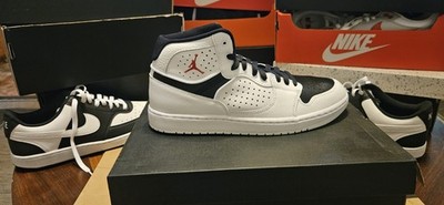 Jordan Access Size 10.5 Black White Mens