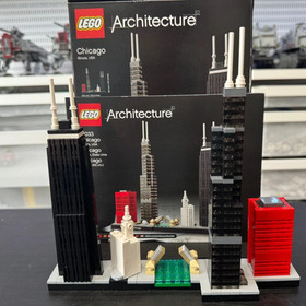 Lego Chicago 21033 Skyline Architecture 100% Complete with Manual and Box
