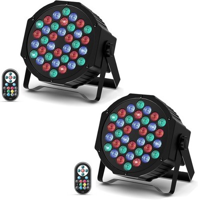 RGB LED Par Strahler 36W 5 Modi Fernbedienung Partylicht für DJ Club Festival