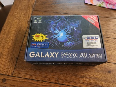 Galaxy NVIDIA GeForce GT 220 1GB DDR2 PCI Express x16 Graphics Card
