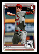 2020 1st Bowman Draft Ian Bedell  St. Louis Cardinals #BD-100 Centered Mint