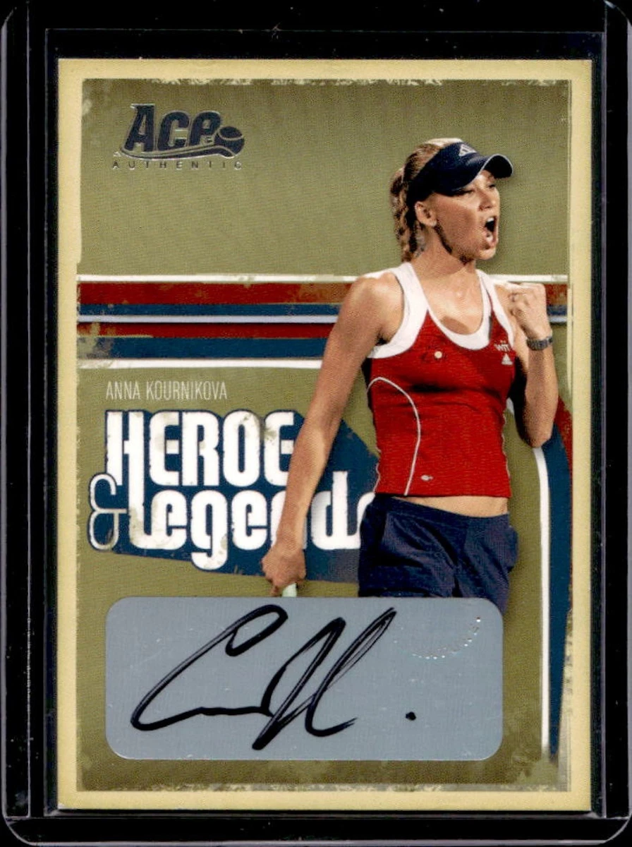 Tennis Ace Authentic Serial Numbered Sports Trading Cards
