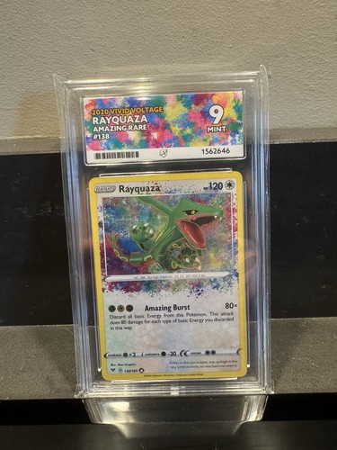 Rayquaza graded ACE 9 for sale on eBay