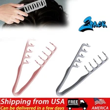 USA Wide Tooth Hair Comb Wide Tooth Comb For Curly Hair Roots Volumizing 