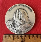 1972 YOSEMITE: National Parks Centennial: .999 Pure Silver Medal: John Muir, 34g