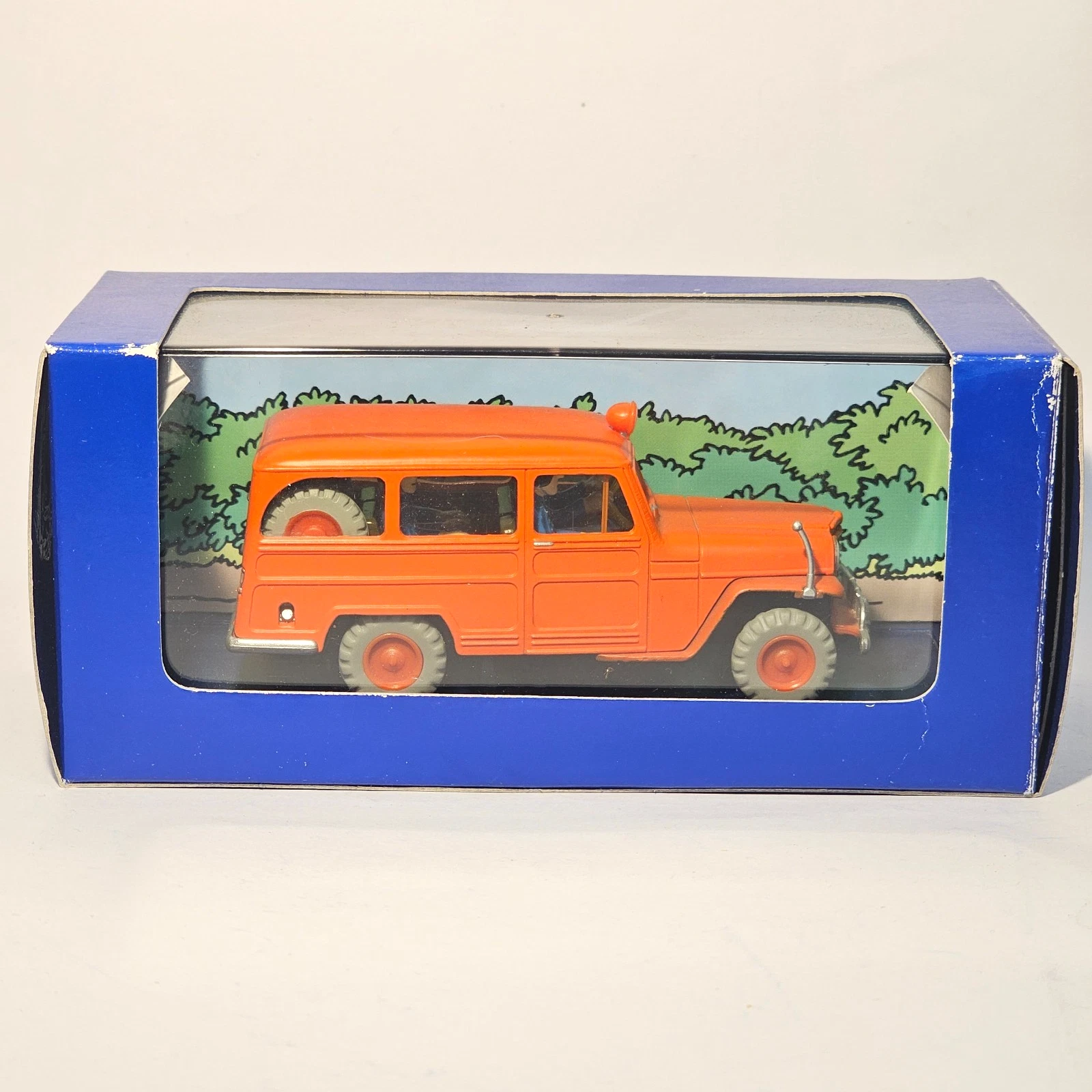 Voiture Miniature Tintin La Jeep des pompiers de L'Affaire Tournesol 1950