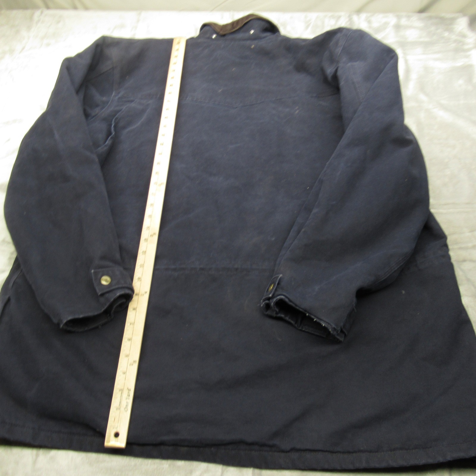 Carhartt C52 Jacket Mens 2XL Tall Blue Blanket Lined Work Barn Chore VTG Canvas thumbnail 10
