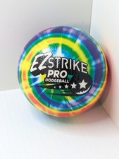 EZ Strike Pro 6 inch RAINBOW TIE DYE Dodgeball Games Outdoors Or Indoors