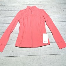 Lululemon Women's Define Jacket Luon in Pink Coral. Size 8. NWT