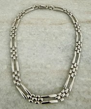 Vintage Silver Tone Napier Chain Necklace 17  