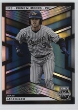 2023 Panini Elite Extra Edition Prime Numbers B 14/60 Jake Deleo #12 1pv9