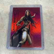 2025 Upper Deck Skybox Metal Universe Batman #131 Lady Shiva  Red PMG 19/ 100