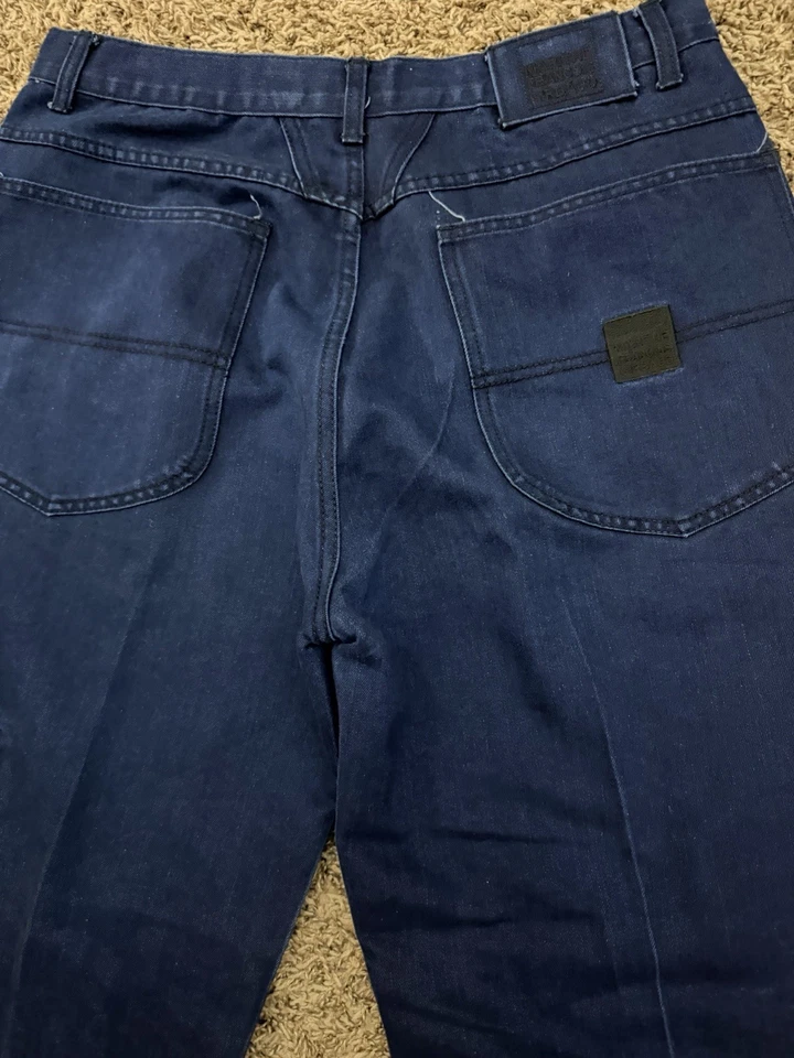 VTG Y2K Marithe Francois Girbaud Baggy Straight Jeans Blue Hip Hop Mens Sz 36x30 - Image 3 of 4