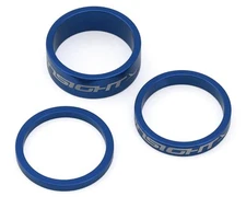 Insight Alloy Headset Spacers (Blue) (3mm/5mm/10mm)
