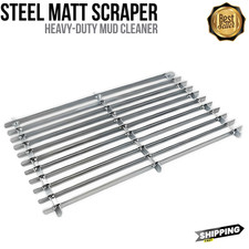 Metal Shoes Mat Shoe Boot Scraper Galvanised Steel Door Floor Mat Outdoor Indoor