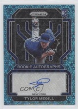 2022 Panini Prizm Rookie Teal Donut Circle 10/13 Tylor Megill #RA-TM Auto 0x4o