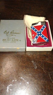 De Luxe Beau-Lite Musical Lighter  Yankee Doodle Dandy  VERY RARE
