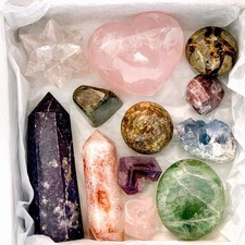 10 lb Mixed Crystals Wholesale Bulk Lot Rough Polished Natural Stones Random Mix