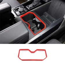For Toyota Sequoia 2023-2024 Bright Red Center Console Water Cup Holder Panel 1X