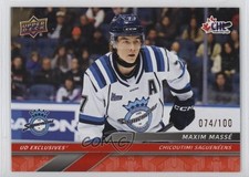 2024-25 Upper Deck CHL Exclusives 74/100 Maxim Masse #99 16f8