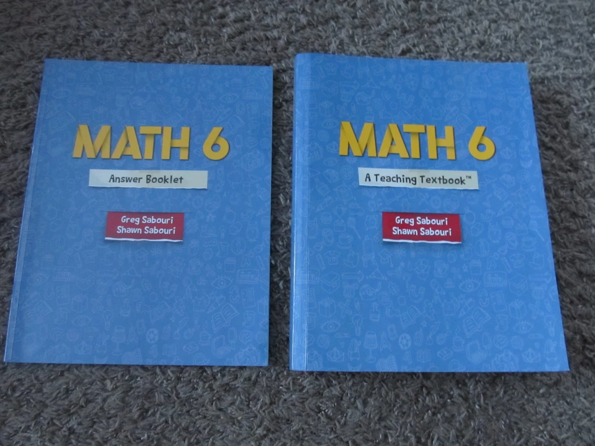 Teaching Textbooks Math 6 for sale | eBay