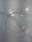 Vintage PYREX 10" Clear Glass Round 1.5" DEEP Pie Plate #210 Older Trademark~USA