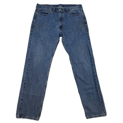 Levi Strauss 505 Regular Fit Straight Leg Mens Jeans W38x34 (35x32.5) Normcore