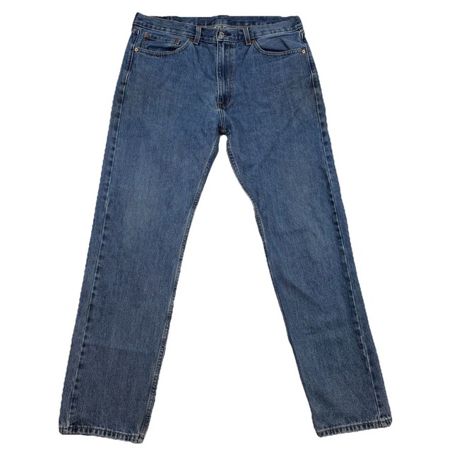 Levi Strauss 505 Regular Fit Straight Leg Mens Jeans W38x34 (35x32.5) Normcore