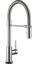 Delta Trinsic 9659TDST Single Handle Pull-Down Kitchen Faucet - Chrome