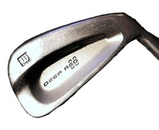 #6 Golf Iron Wilson Deep Red II SS Shaft FCM 6.0 Flighted RH 38" 15oz PET RESCUE