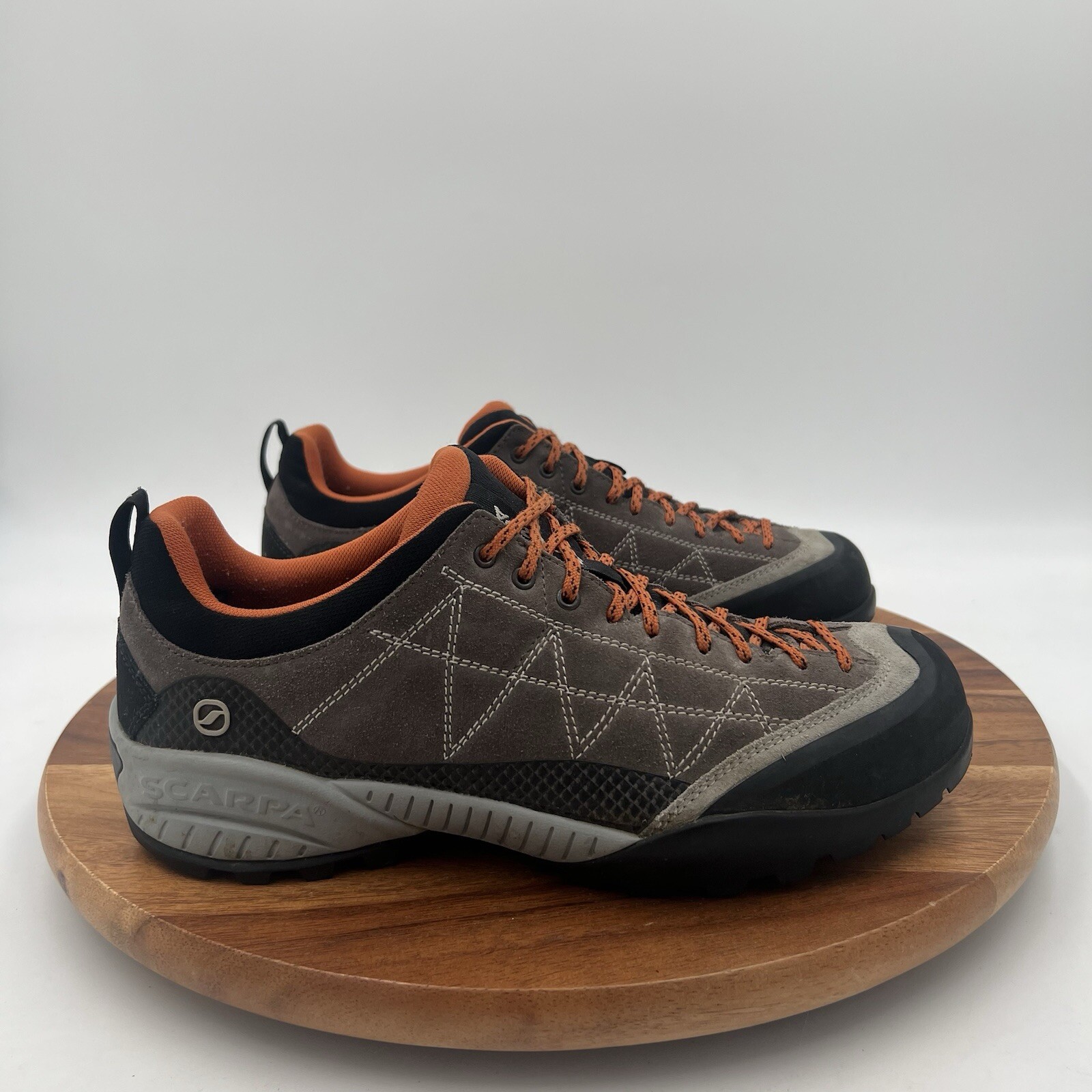 Talla 8 Scarpa Zen Pro Approach Hombres Gamuza Senderismo Zapatos Vibram Spyder 2